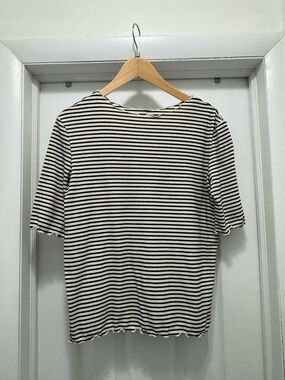 Women’s Striped Ribbed Top